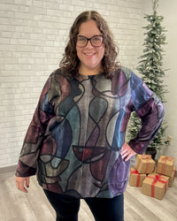 French Brushed Side-Slit Tunic | Melody