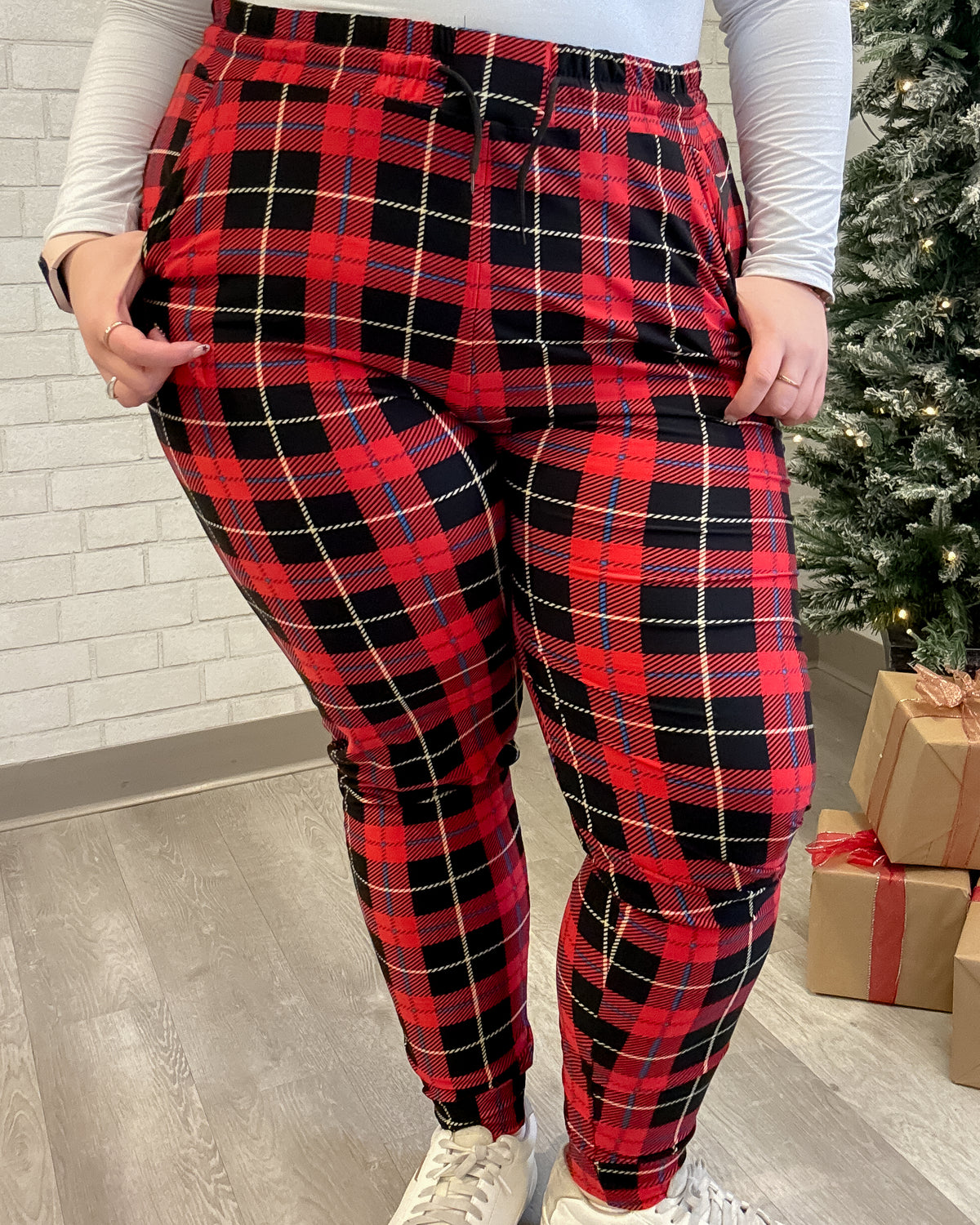 Buttery Soft Joggers | Tartan Plaid