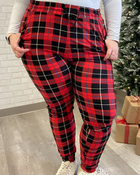 Buttery Soft Joggers | Tartan Plaid