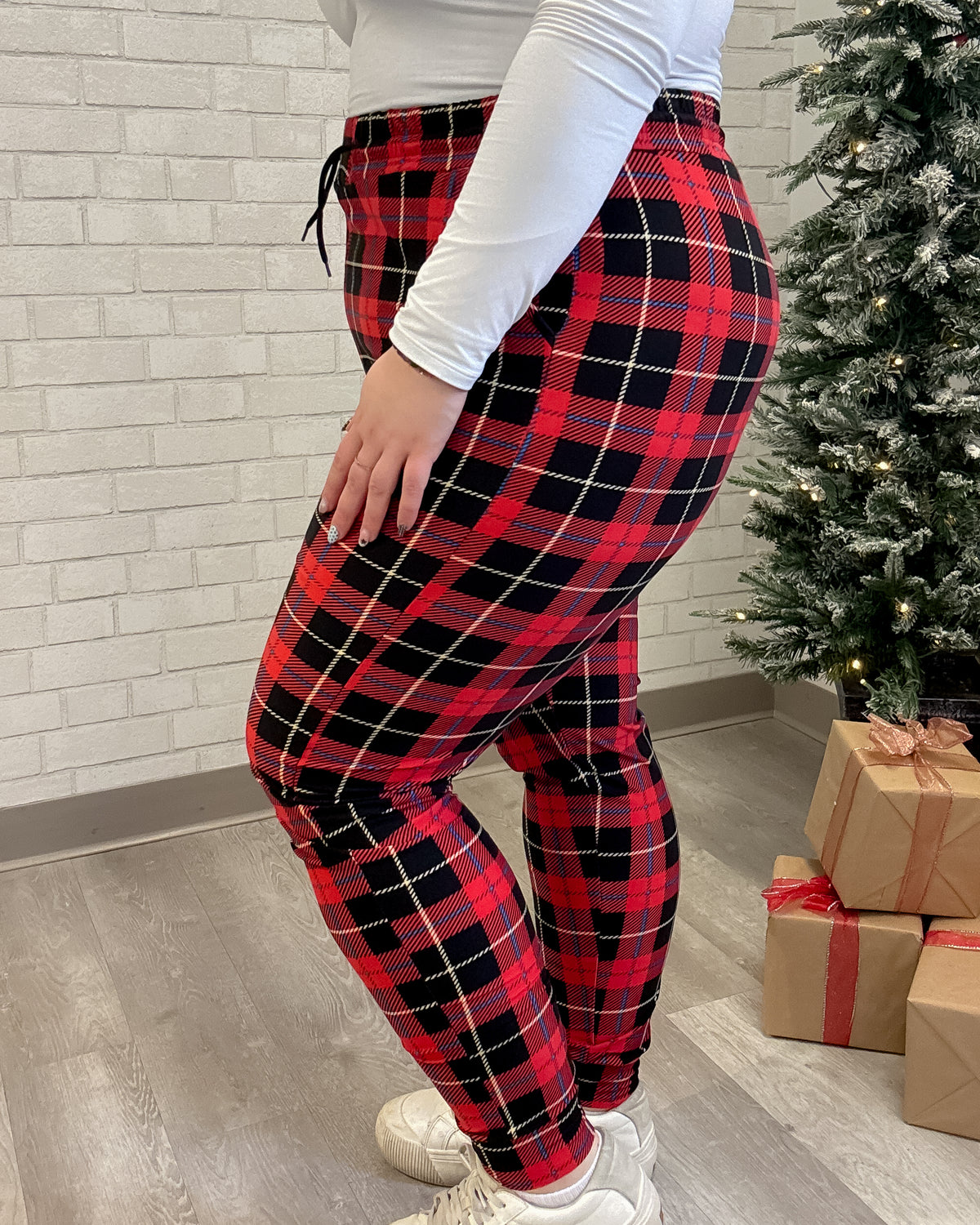 Buttery Soft Joggers | Tartan Plaid