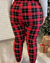 Buttery Soft Joggers | Tartan Plaid