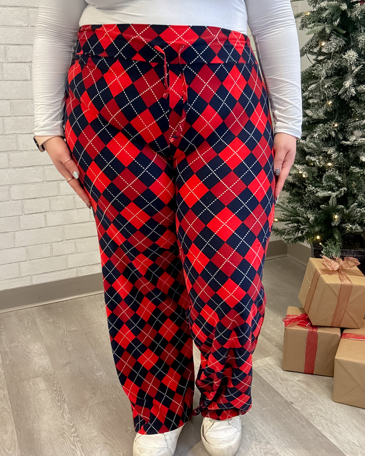 Buttery Soft Pajama Pants | Argyle Plaid