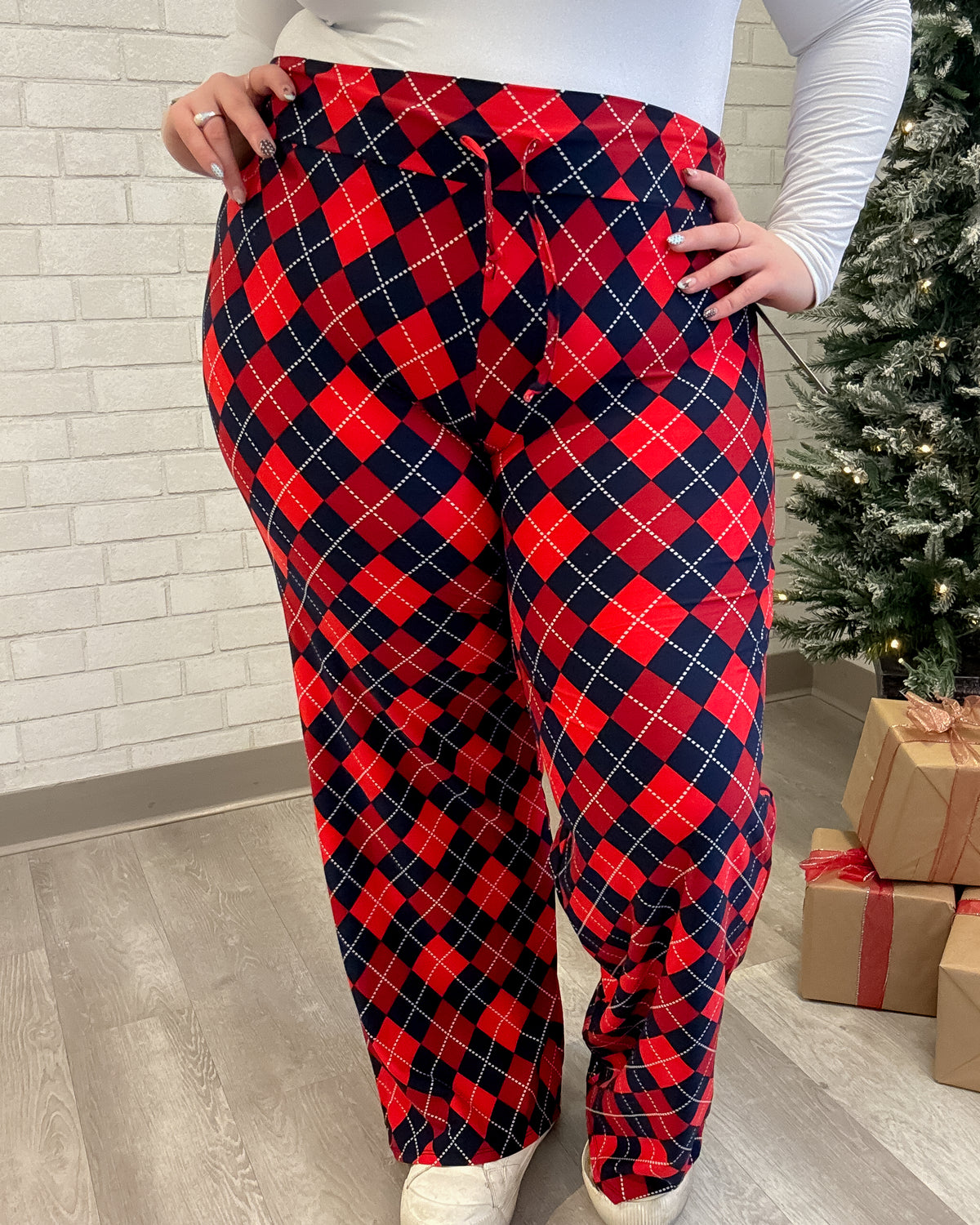 Buttery Soft Pajama Pants | Argyle Plaid