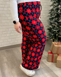 Buttery Soft Pajama Pants | Argyle Plaid