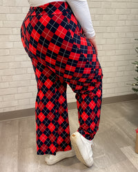 Buttery Soft Pajama Pants | Argyle Plaid
