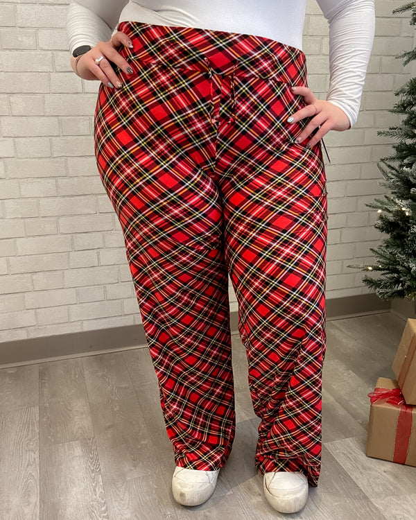 Buttery Soft Pajama Pants | Mixed Plaid