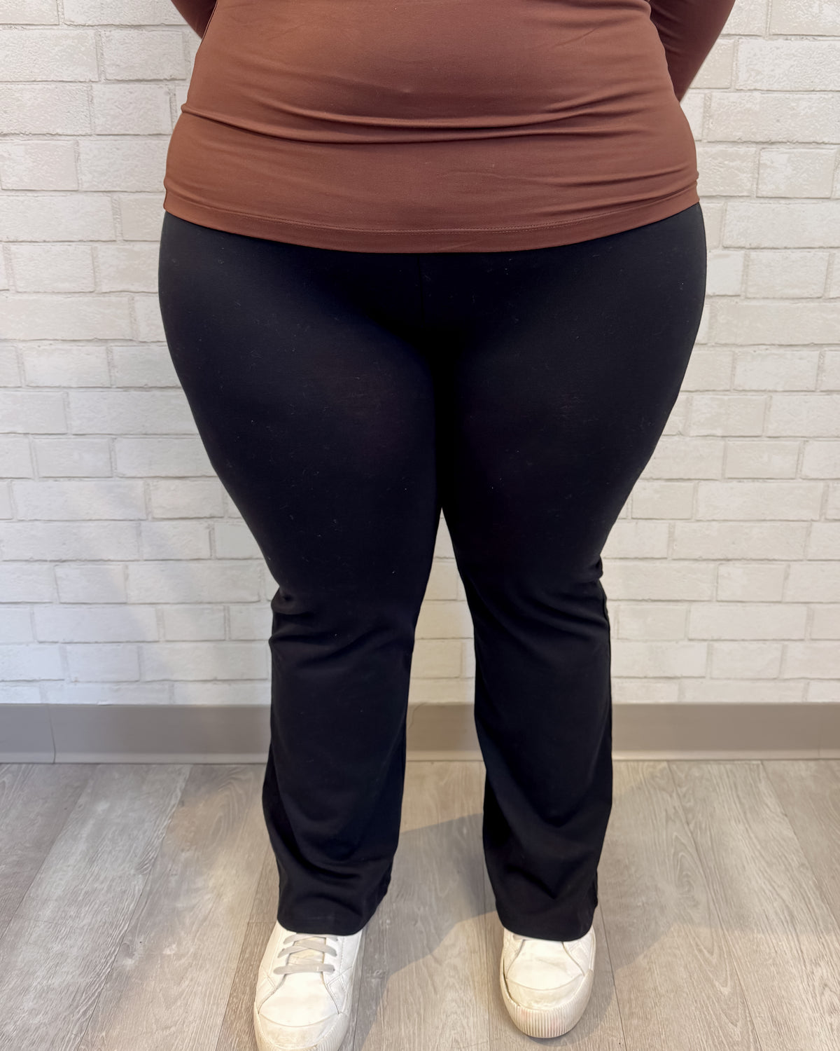 Buttery Soft Flare Leg Pants | Black