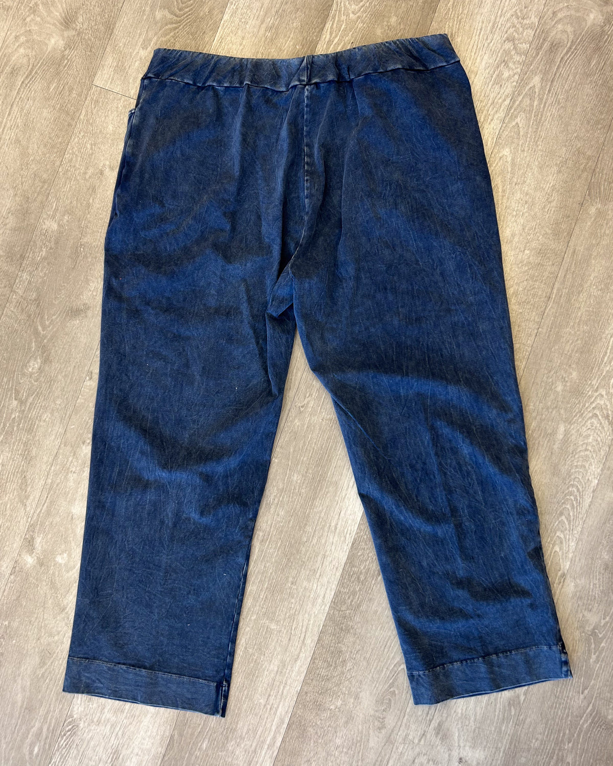 Cotton Slim Pocket Pants | Denim Blue