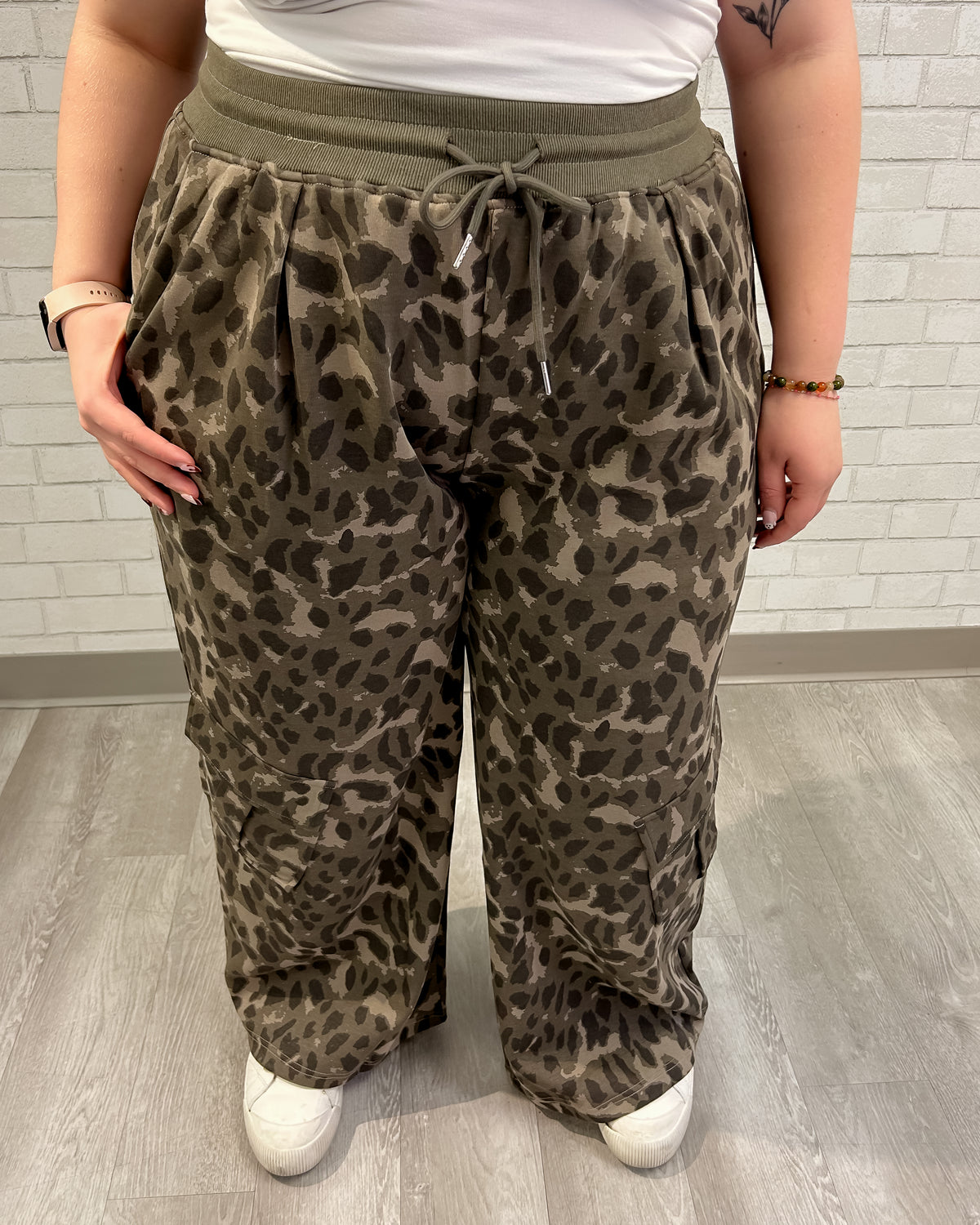 Abstract Animal Print Sweatpants