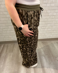 Abstract Animal Print Sweatpants