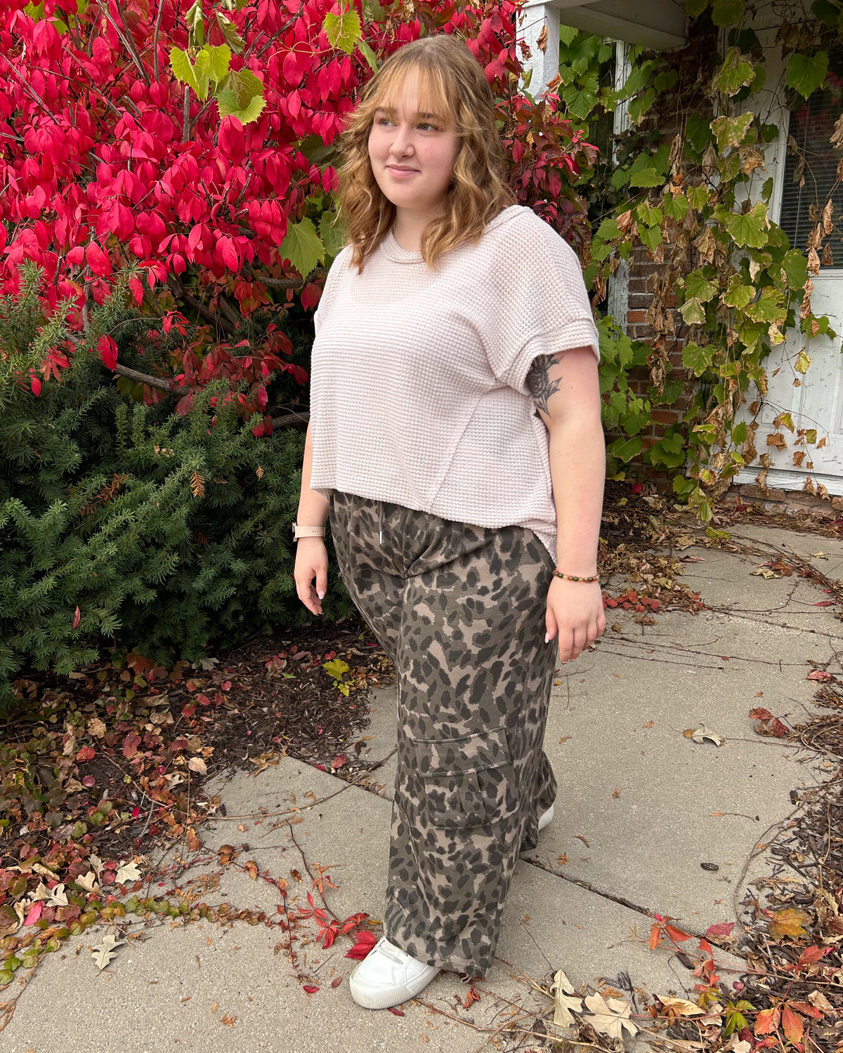 Abstract Animal Print Sweatpants
