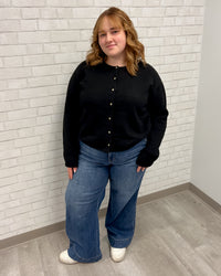 Mid Rise Trouser Retro Wide Leg Jeans