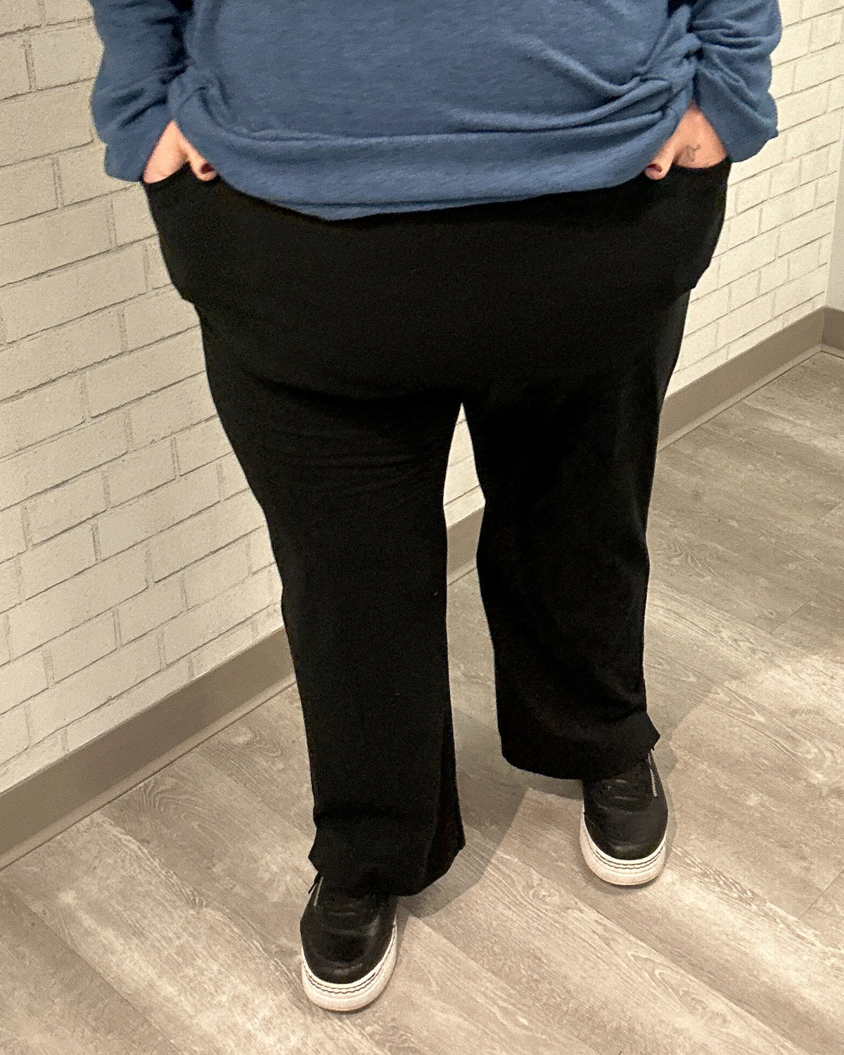 Cotton Slim Pocket Pants | Jet