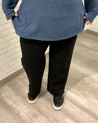 Cotton Slim Pocket Pants | Jet