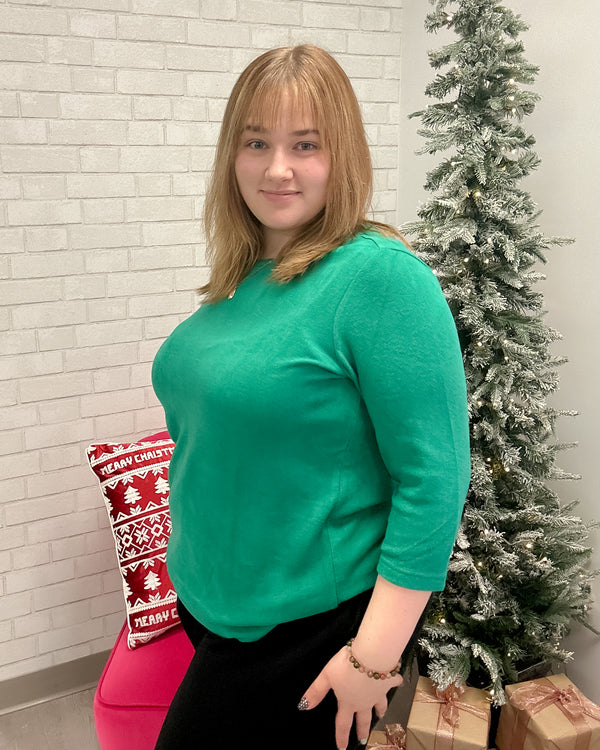 Comfort Luxe Crew Neck Tee | Malachite