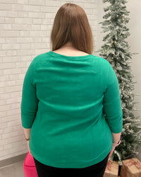 Comfort Luxe Crew Neck Tee | Malachite