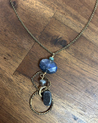 Blue Labradorite Necklace