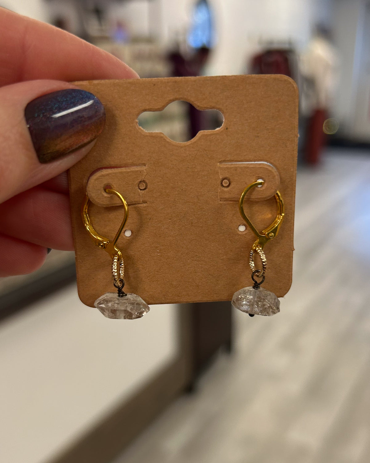 Crystal Drop Earrings