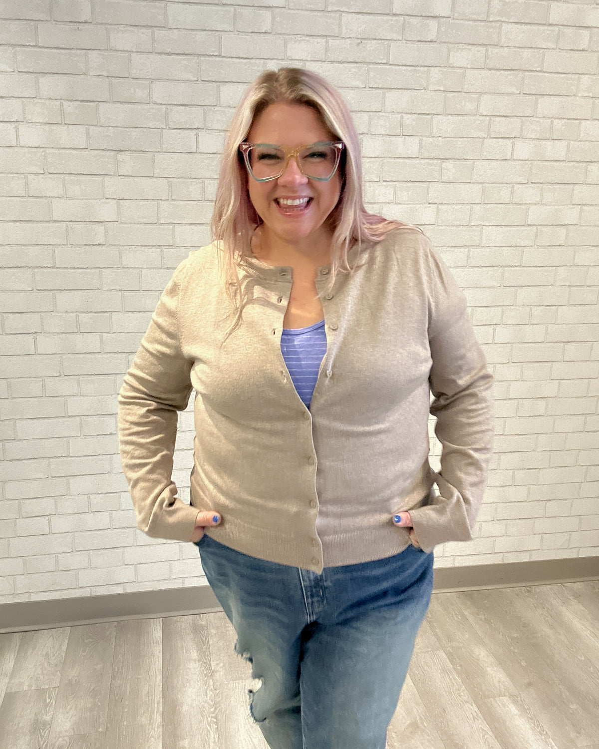 Everyday Cardigan | Taupe