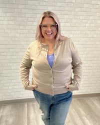 Everyday Cardigan | Taupe