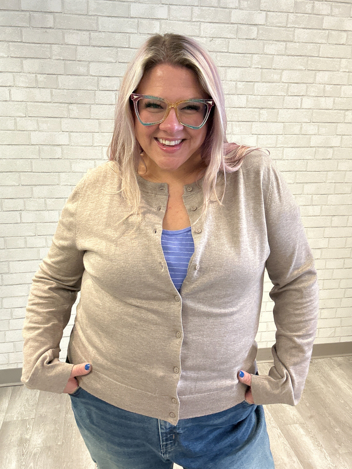 Everyday Cardigan | Taupe