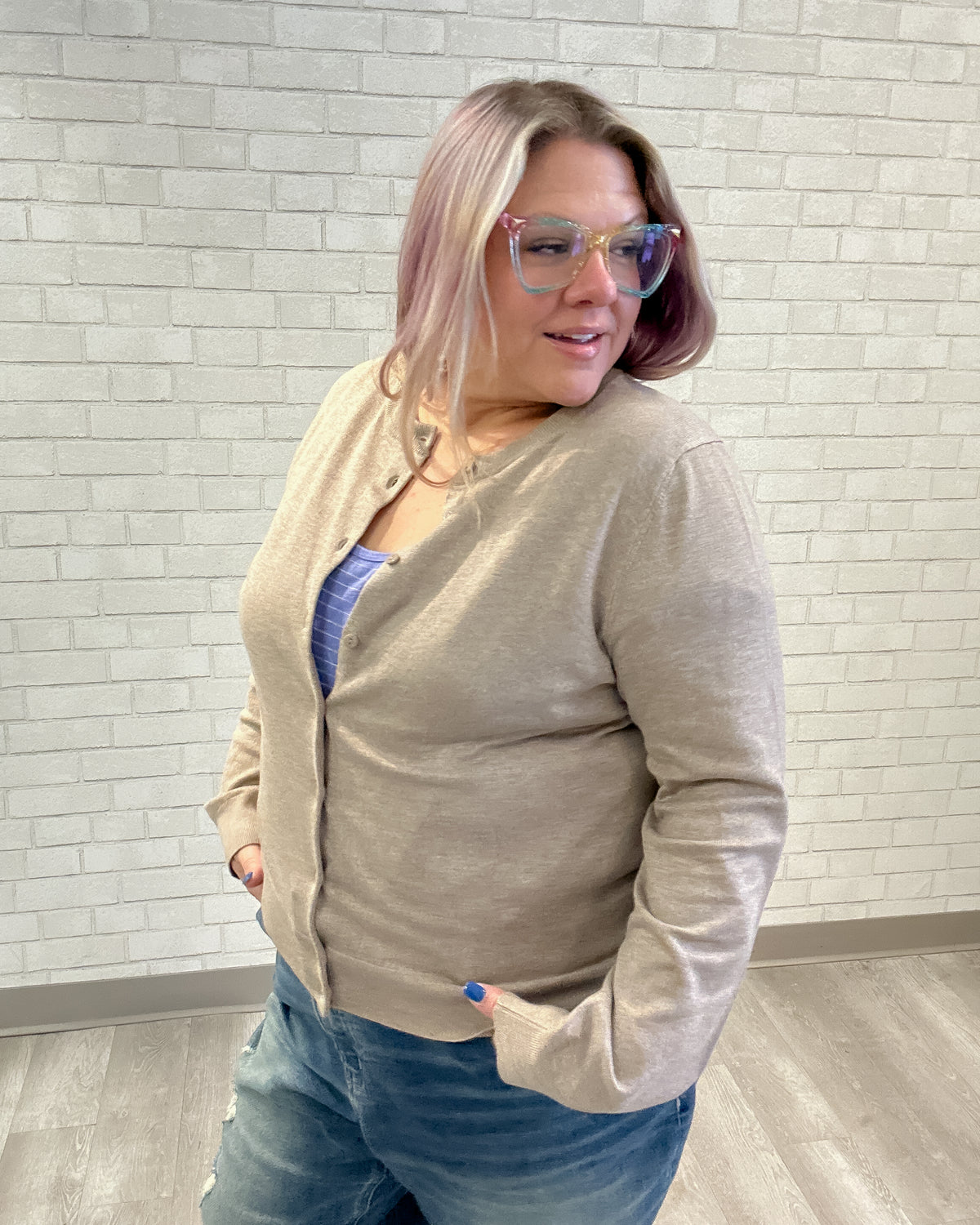 Everyday Cardigan | Taupe