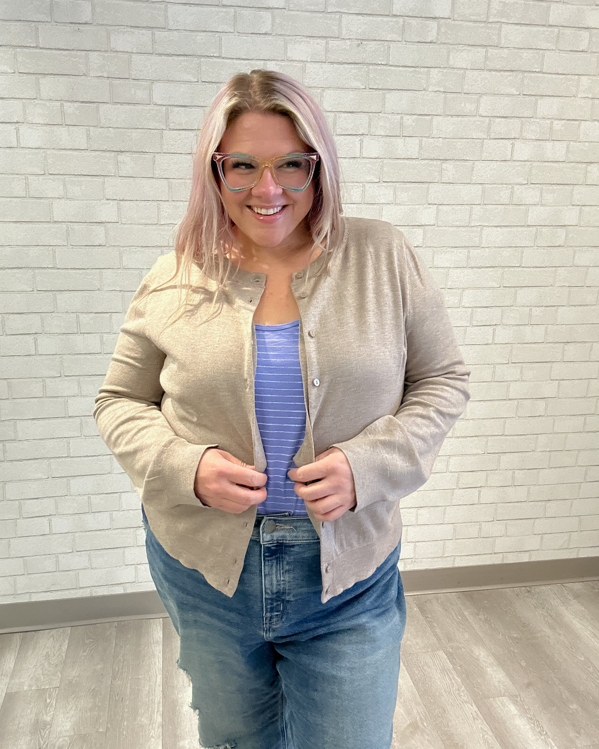 Everyday Cardigan | Taupe