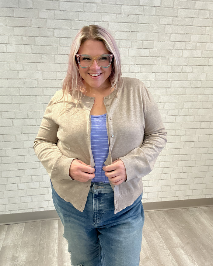 Everyday Cardigan | Taupe