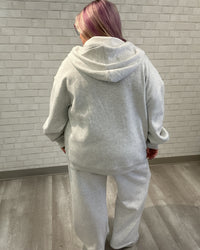 Off Duty Full Zip Hoodie | Heather Grey