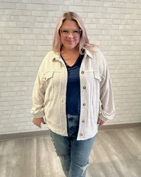 Coffee Run Knit Jacket | Oatmeal