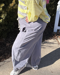 Cotton Balloon Pants | Denim Blue