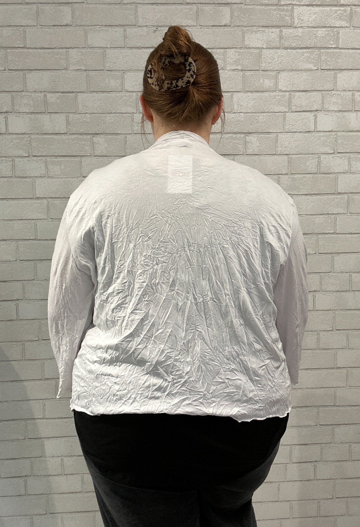 White Crinkle Cardigan - Kozan (NWT)