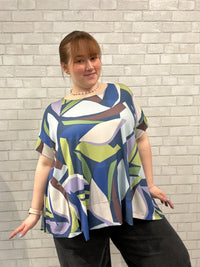 Geo Printed Top - Alembika