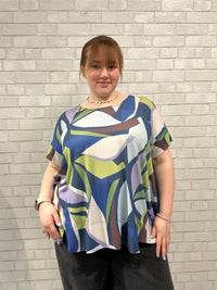 Geo Printed Top - Alembika