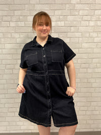 Dark Wash Denim Dress - Liz Claiborne