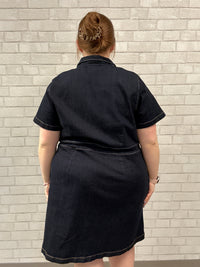 Dark Wash Denim Dress - Liz Claiborne