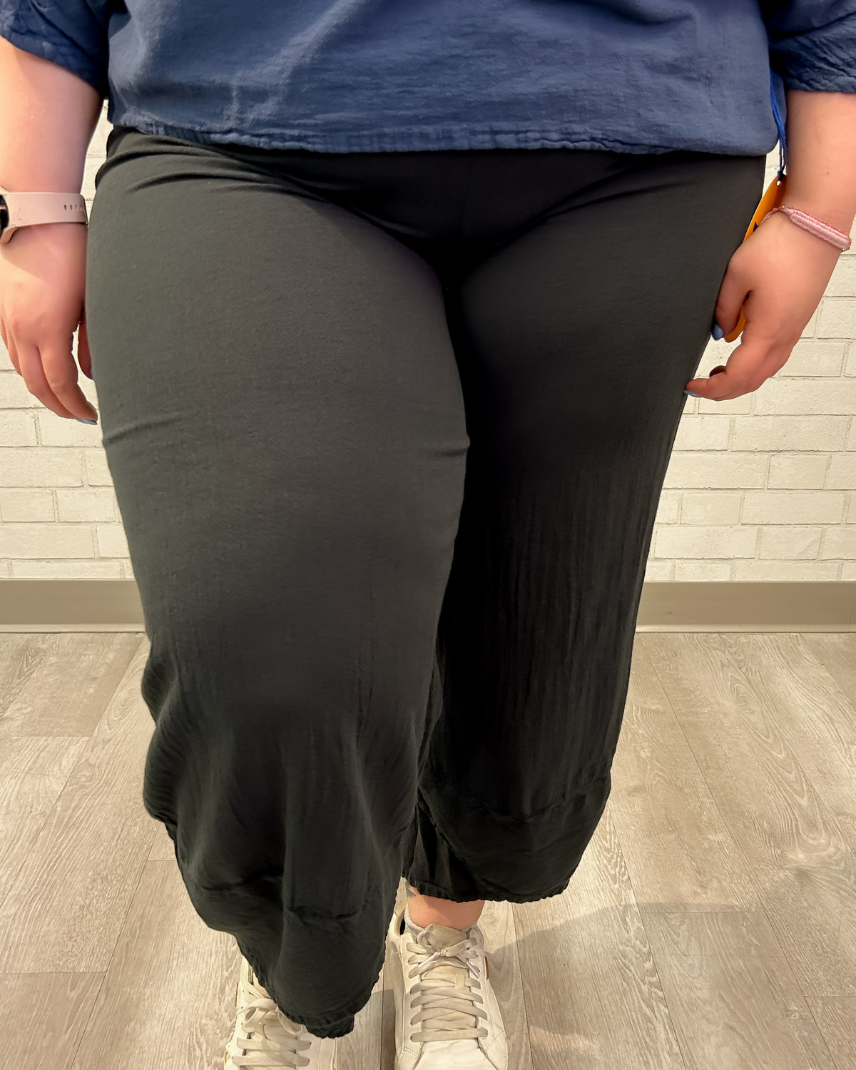 Tacoma Cotton Gauze Pants | Coal