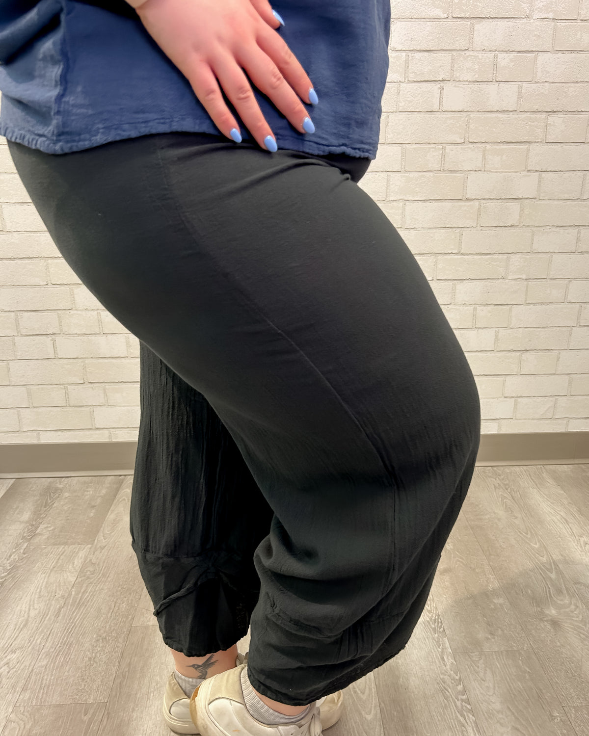 Tacoma Cotton Gauze Pants | Coal