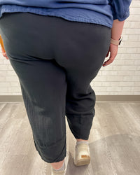 Tacoma Cotton Gauze Pants | Coal