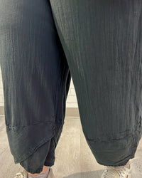 Tacoma Cotton Gauze Pants | Coal