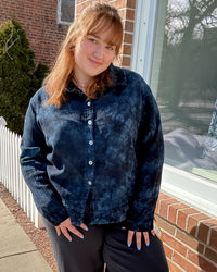 Urban Gauze Button Up | Sapphire