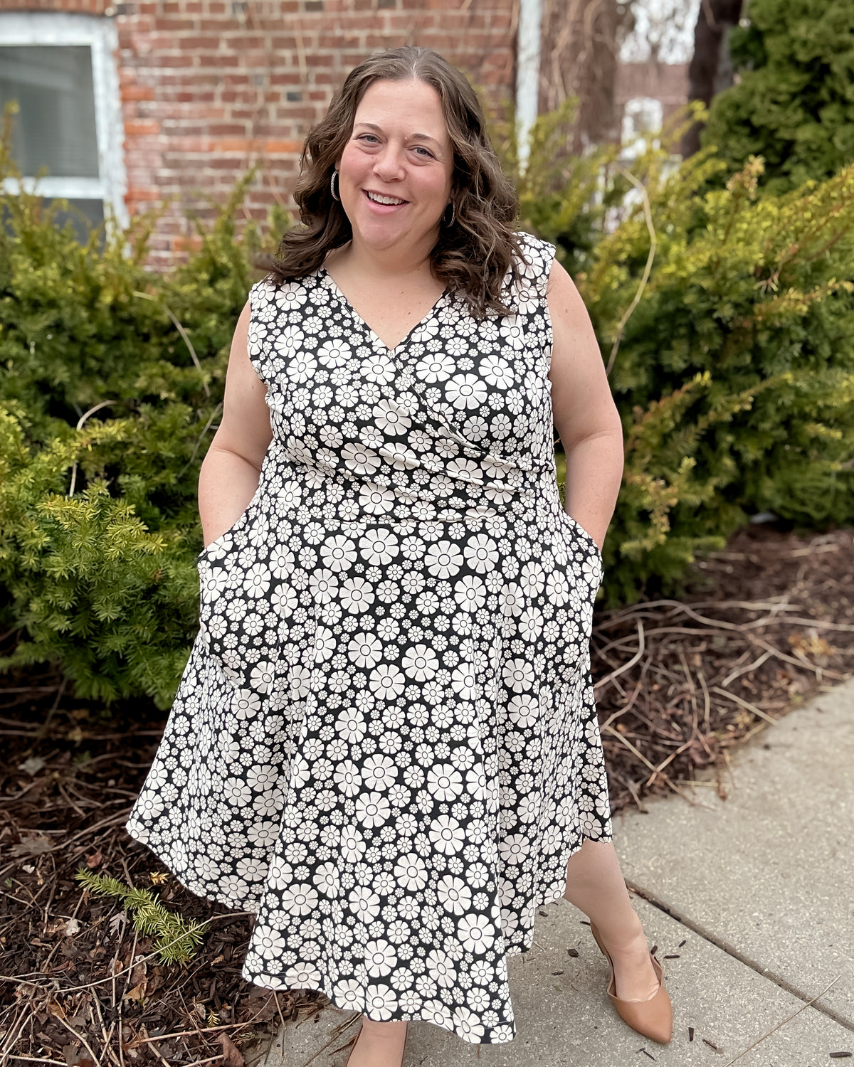 Sigrid Dress | Flower Power Print