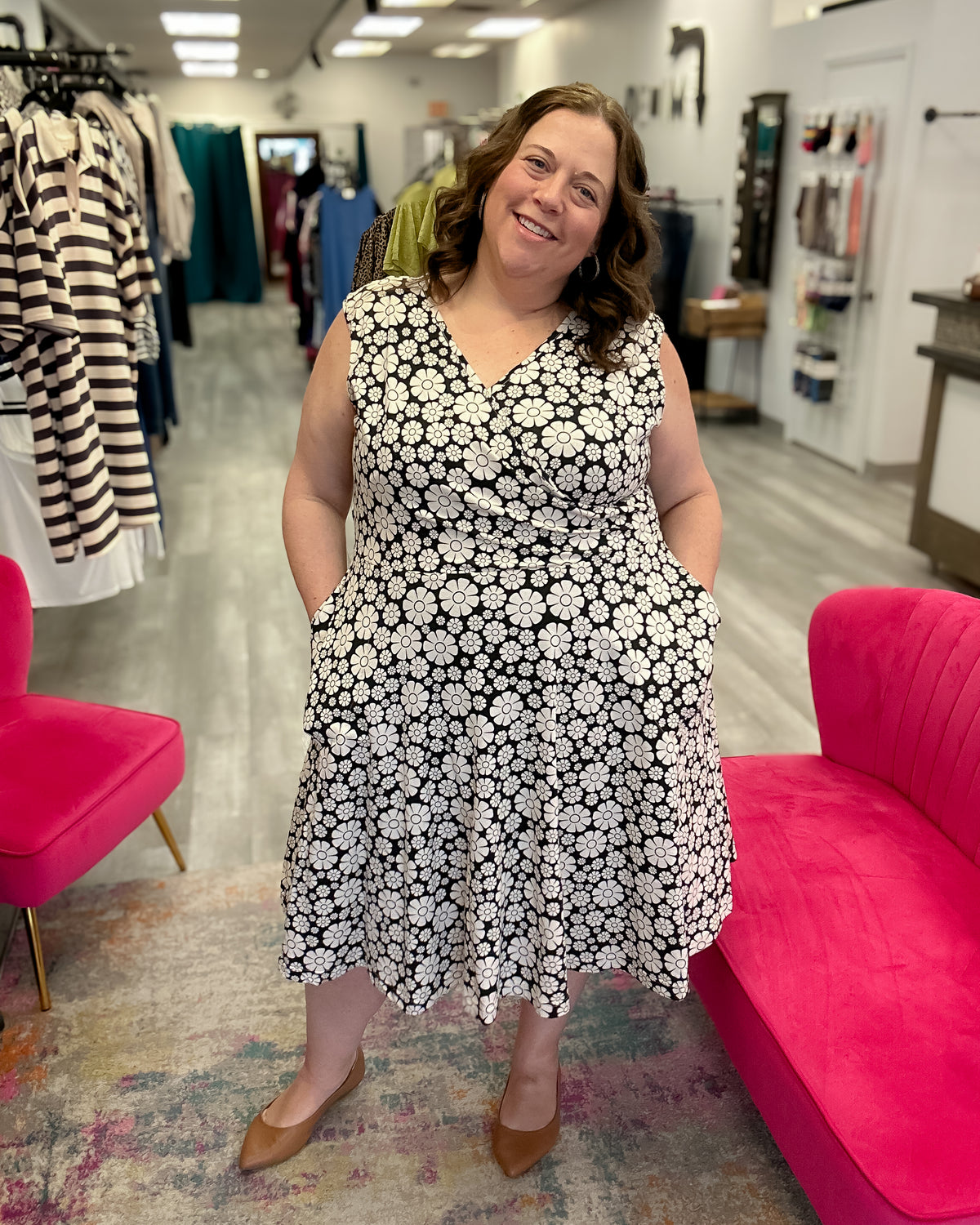 Sigrid Dress | Flower Power Print