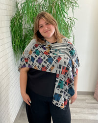 Block Blast Shawl