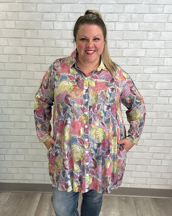 Celine Tunic in Rosebud