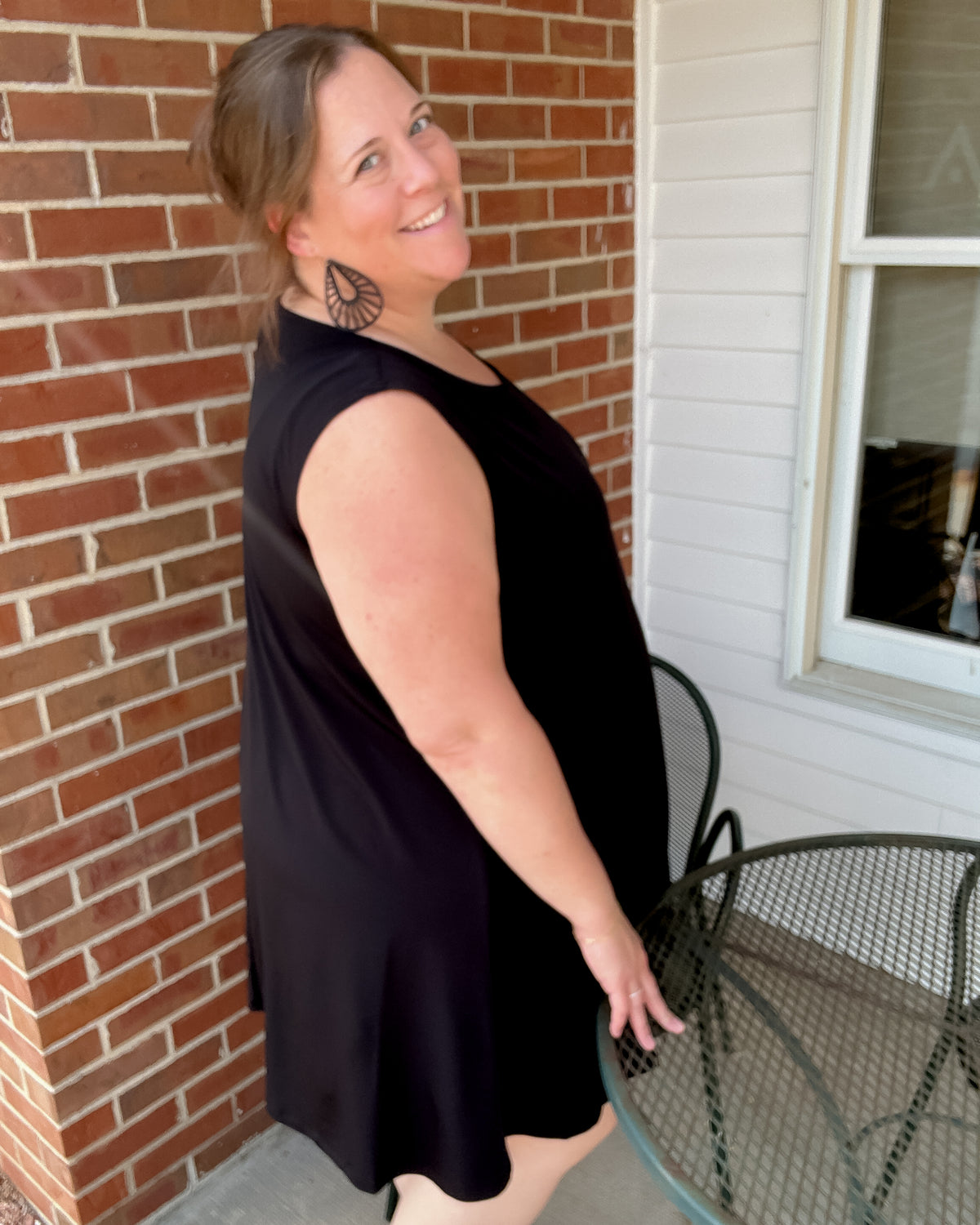 Dulce Dress in Black Vogue