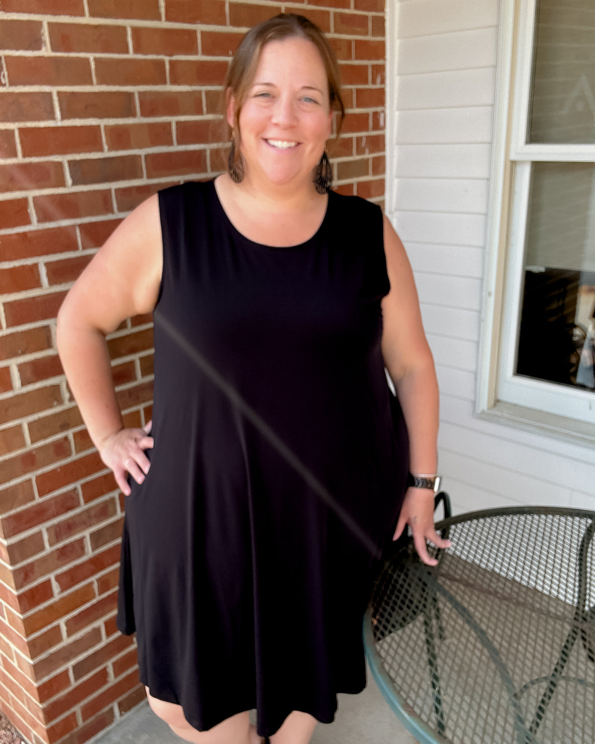 Dulce Dress in Black Vogue