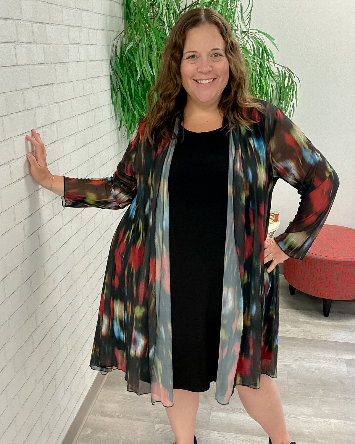 Molly Cardigan in Tie Dye