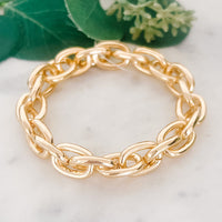 Stretch Chain Link Bracelet