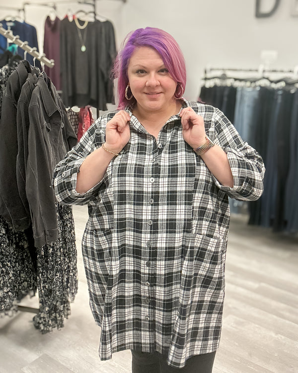 Larissa Tunic | Bobcat Plaid